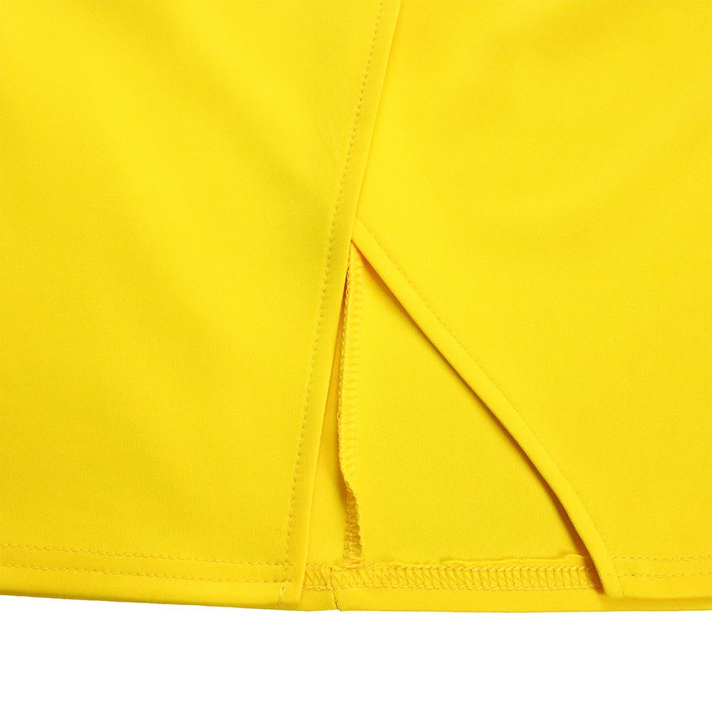 Large Size Women Summer Fashion Solid Dress Ladies Sexy One Piece V Neck Slit Dress with Belt