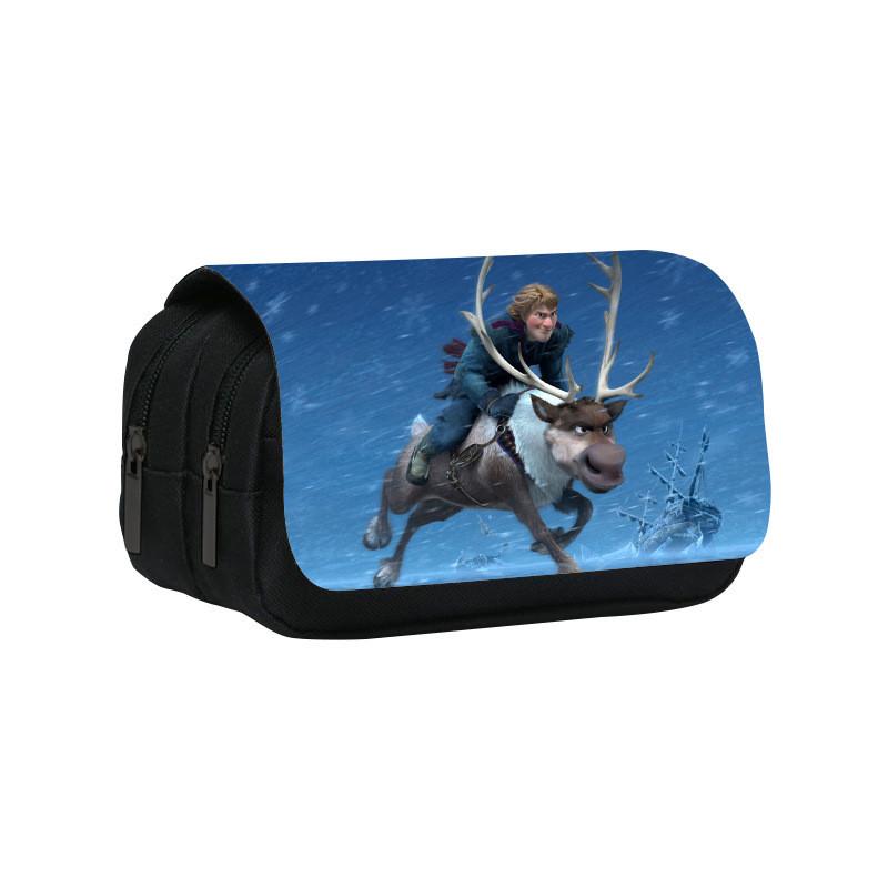 Frozen Ice Snow Queen Pencil Case With Large Capacity For School And Office Use