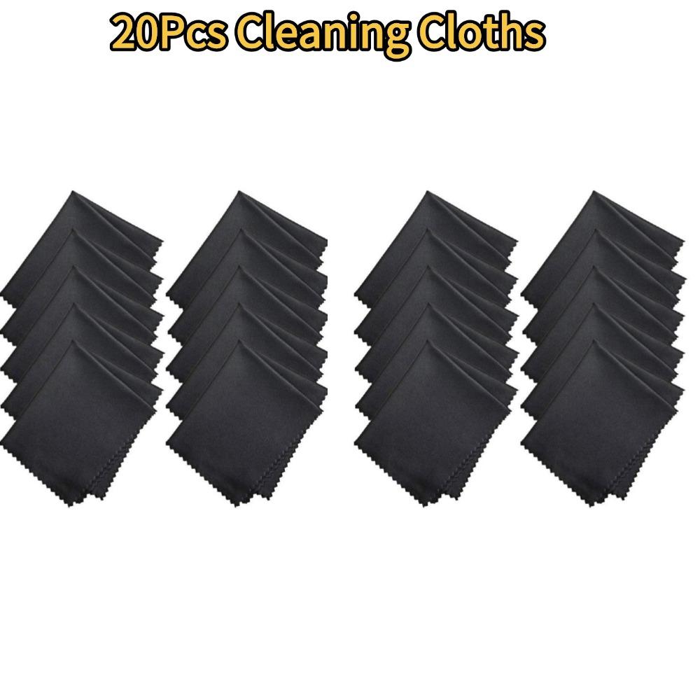 

20pcs Glasses Lens Clothes Computer Mobile Phone Screen Cleaning Microfiber Cloth Wipe Eyeglasses Cleaner Eyewear Accessories