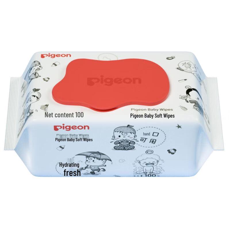 Pigeon Soft Baby Wet Wipes, 100-Count Pack