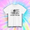 I Plead The 2nd Skull Flag Graphic Patriotic Second Amendment Tee S-5XL