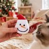 Cat Chew Toy Christmas Catnip Toy, Plush Santa Tree Snowman Penguin with Natural Catnip, Holiday Kicker Boredom Relief Kitten Teething Chewing