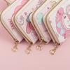 New fashionable cute small fresh printed change bag cartoon animation children's schoolgirl short zipper