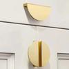 Modern Semicircle Cabinet Door Handles Cupboard Closet Furniture Door Handle Aluminum Alloy Half Round Drawer Pulls