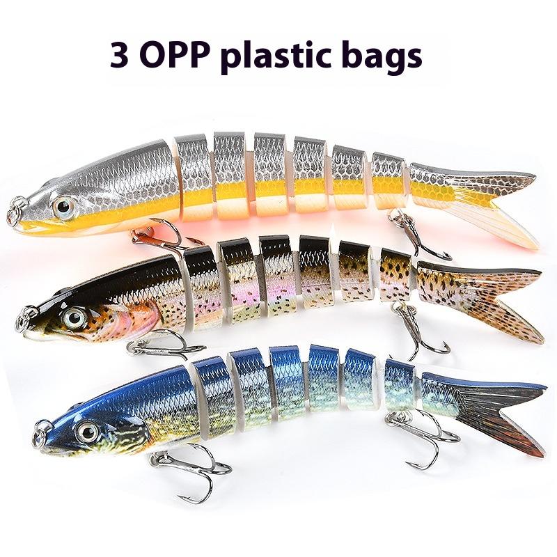Section Luya Bait 8 Fish Freshwater Sea Fishing Bait Hard Bait Luya Bait Long Throw