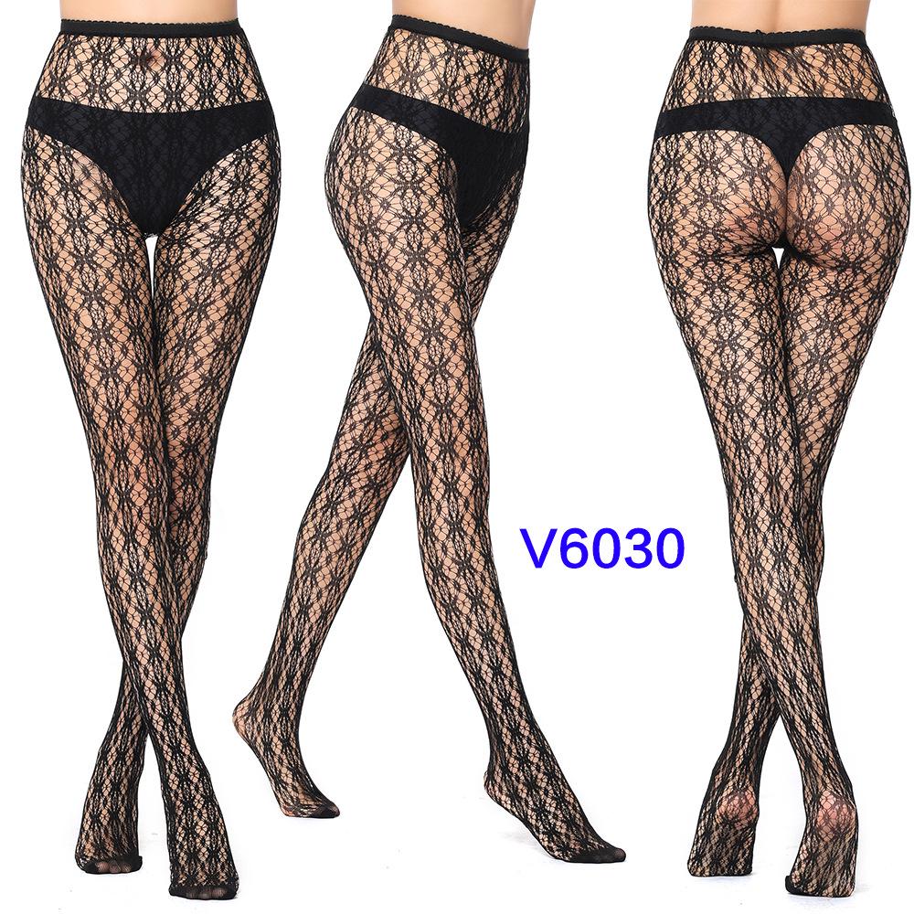 Sexy Black Stockings Large Size Seduction Ins Bow Hollow Fishnet Socks Bottom Socks Oversized Mesh Socks