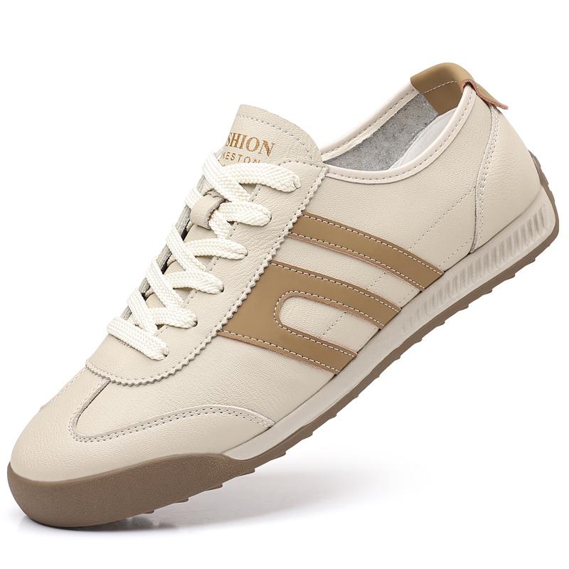 

Мода Мода Универсальные Дышащие Спортивные Туфли Легкие Повседневные Туфли для Отдыха На Все Случаи Мужские Лоферы Новая Мужская Классическая Обувь для Вождения 44 бежевый