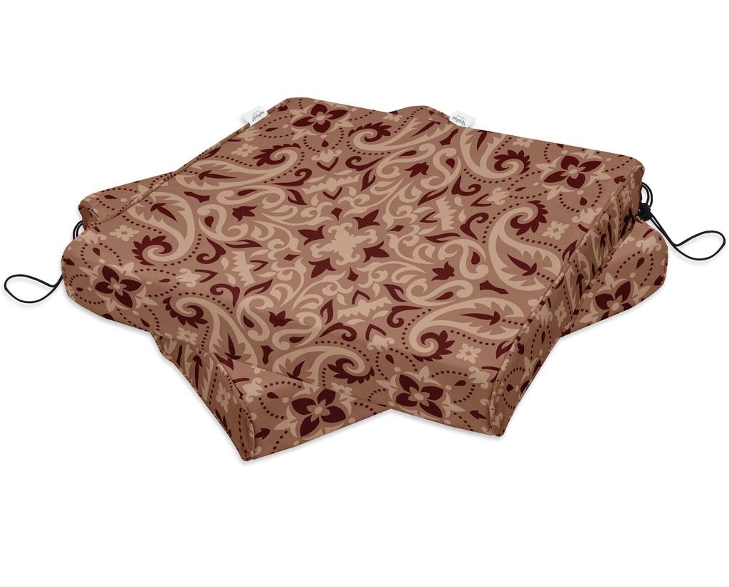 Vargottam Perfect Outdoor Indoor Square Corner Seat Cushions Water-Resistant Lounge Chair 18.5" X 16" Home Office Patio Furniture