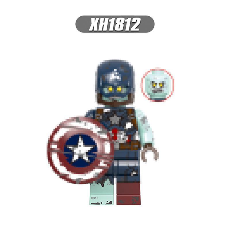 Super British Zombie Series Building Blocks: Captain Doctor Falcon Figure X0325