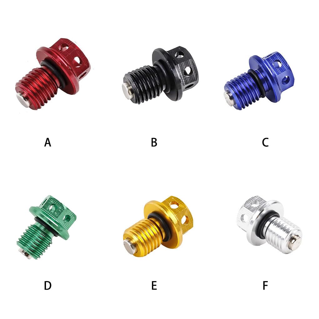 Generic M12 ATVs Motorcycle Drain Nut Screw Motorcycle Correction Screw Replacement Part Professional Accessories, Green