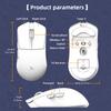 Darmoshark M3s Mini 2KHz E sports Gaming Mouse Rechargeable Wired 2.4G Wireless BT5.0 26000DPI PAW3395 Optical Sensor