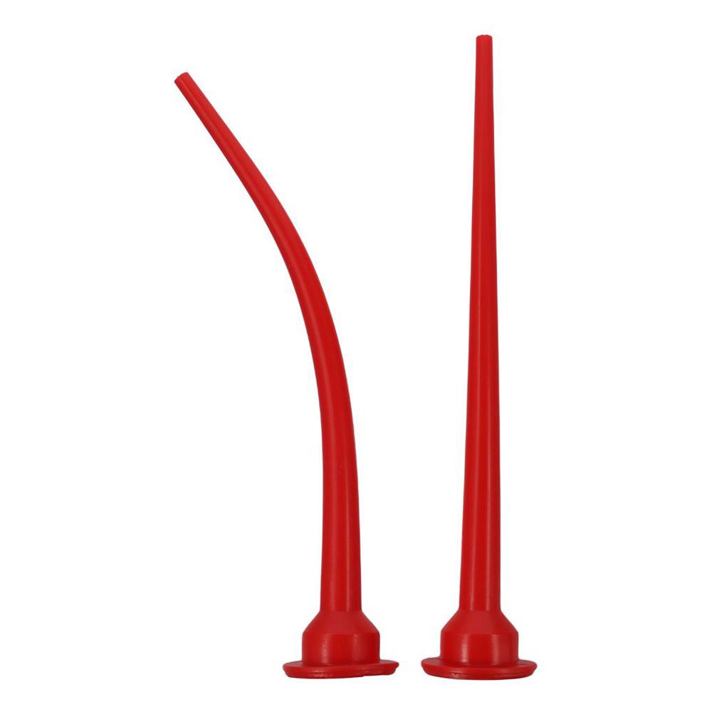 

Lengthening 11.8in Caulking Nozzle Red Glass Cement Structural Adhesive Nozzle Long Sausage Nozzle For Sausage Caulking