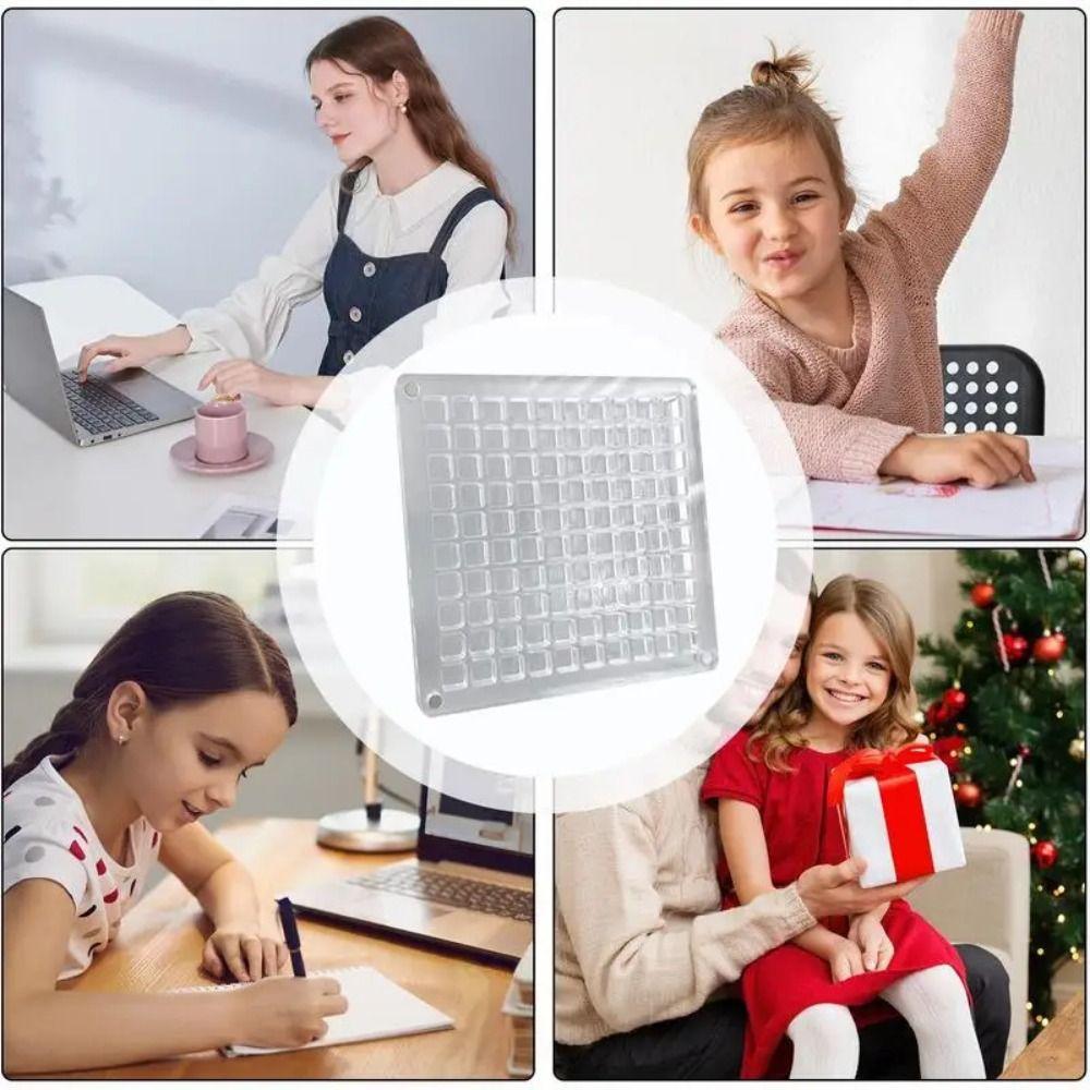 Mini Magnetic Seashell Display Box Plastic Small Craft Organizers Compartment