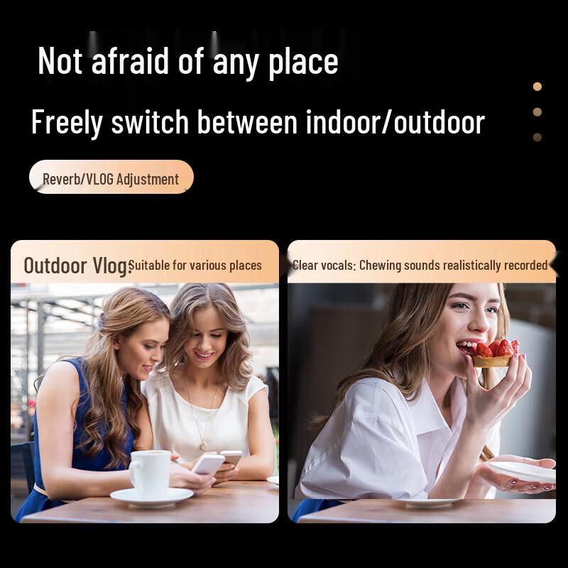 Newsmy Wireless Lavalier Microphone