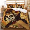 Happy Halloween Bed Set Queen Size 3D Bed Linen Skull Digital Print Queen Size Bedding For Boys Duvet Cover Set Home Textile 3d