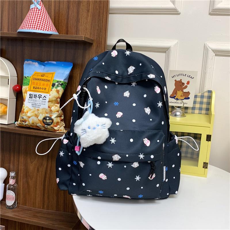 Schoolbag high value campus sweet cute schoolbag Japanese students female large capacity casual light junior high school students backpack
