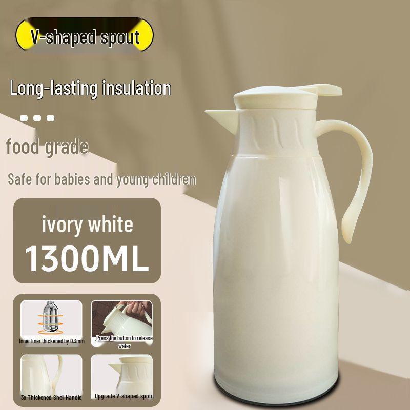 2025 Large Capacity Insulated Thermos Kettle for Home & Dorm Use