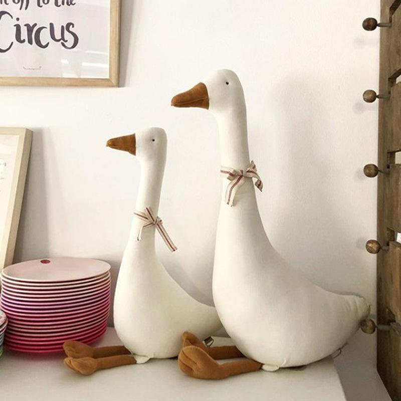 

New White Goose Plush Toy - Silly Goose Comfort Doll for Babies and Children