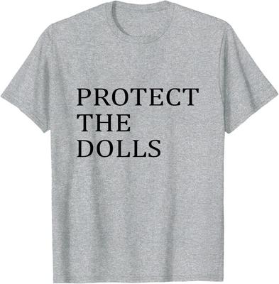 Protect The Dolls Bratchella Design Minimalistisches Unisex-T-Shirt