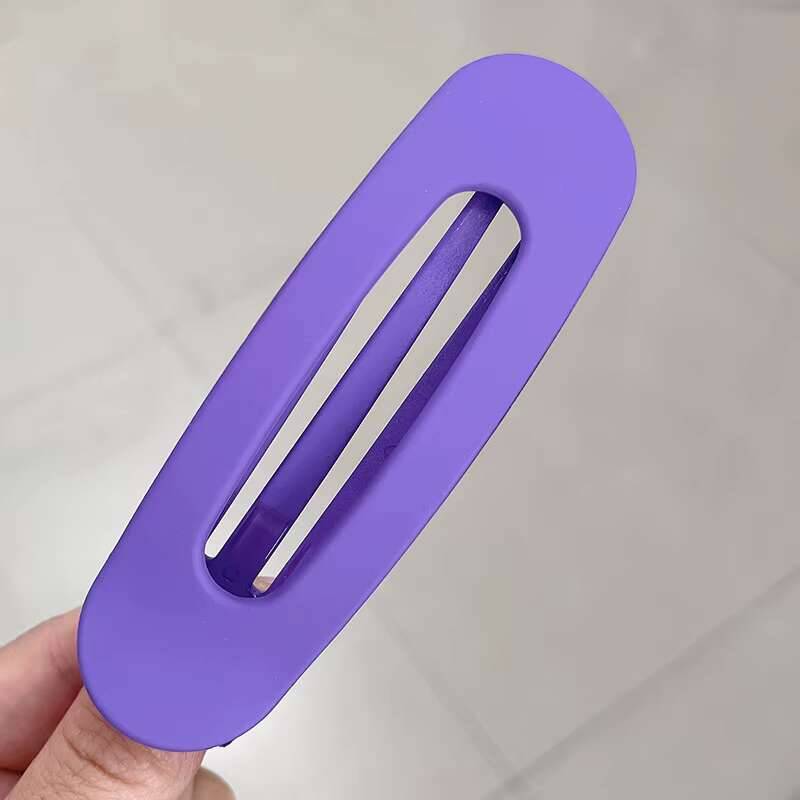 Korean Frosted Flat Hair Clips For Women Large MaHtte Hairpins Hairgrips Big Clip Bangs Barrettes Girls Hair Accessories