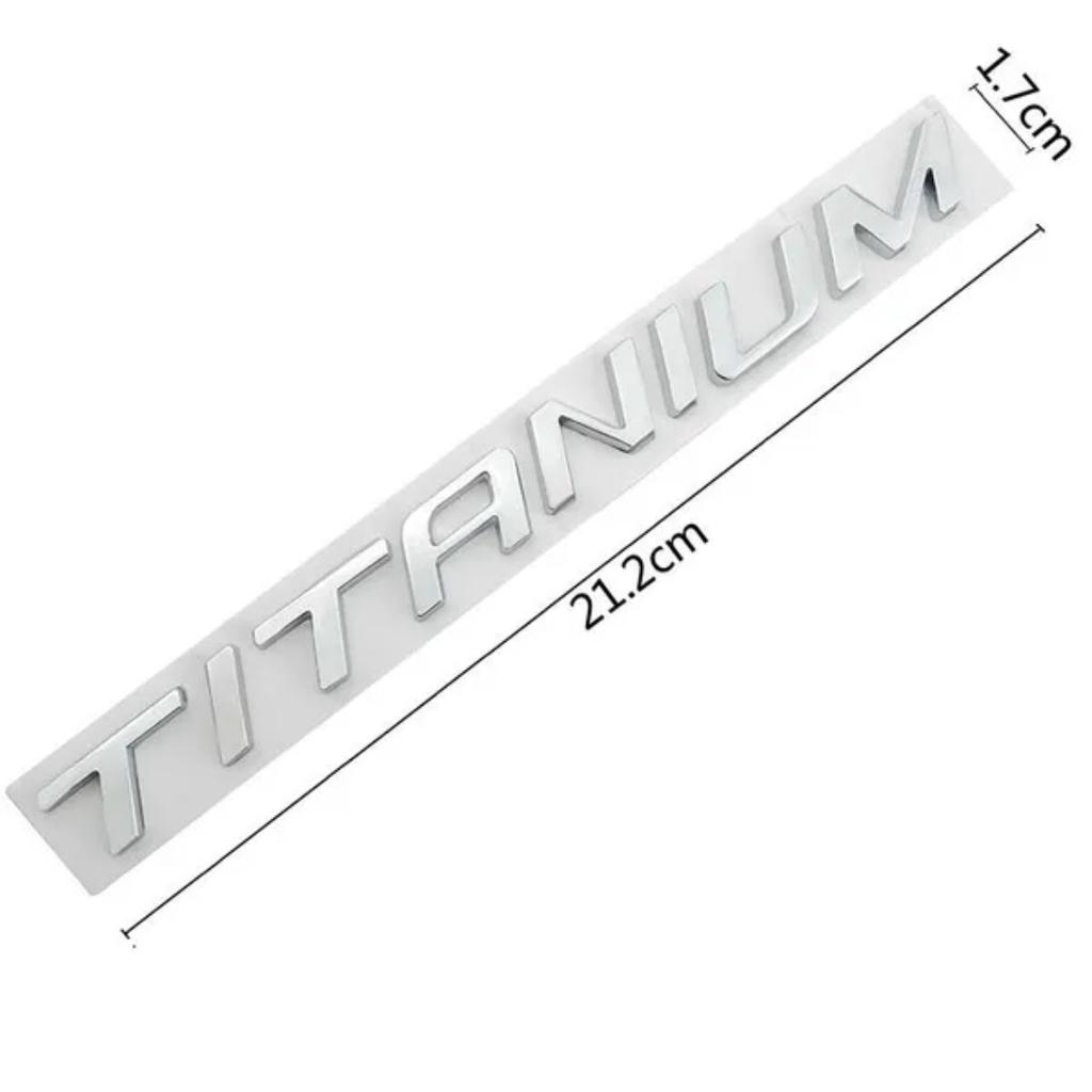Auto Aufkleber 3D Metall TITAN Emblem Abzeichen Aufkleber Automobil Auto Styling für F/ord M/ondeo M/kv K/uga E/cosport F/ocus