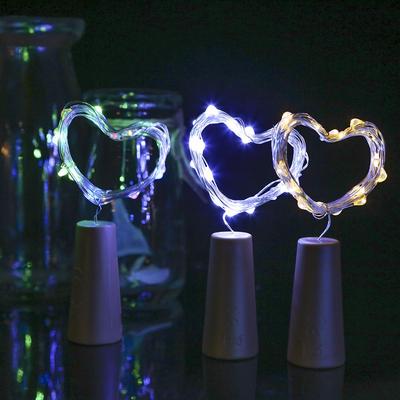4.5V 1.2W 2Meters 20 LED Copper Wire Fairy String Light Multi-color for Christmas  DIY Decoration