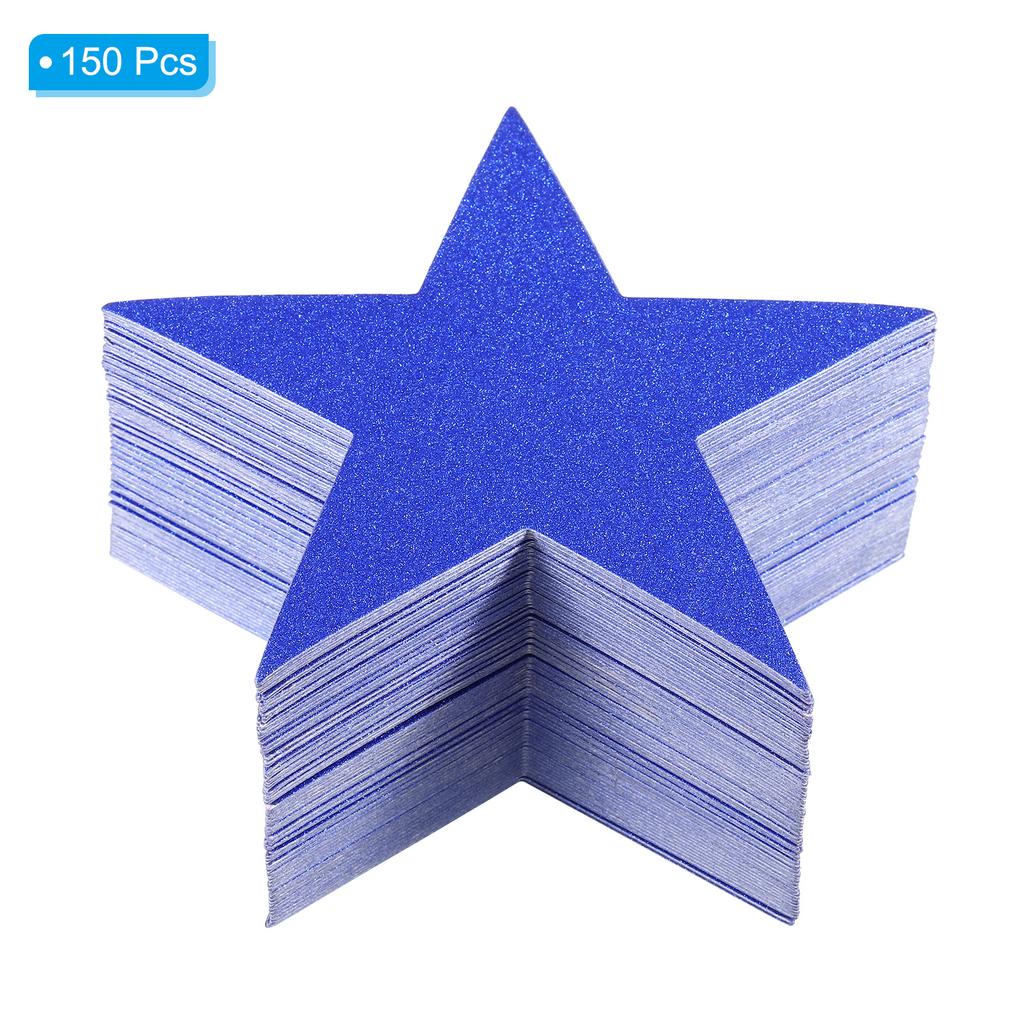 Cutouts Double Printed Paper Glitter Star Confetti Cutouts Cardboard Stars for Bulletin Board Classroom Party 48/60/150pcs