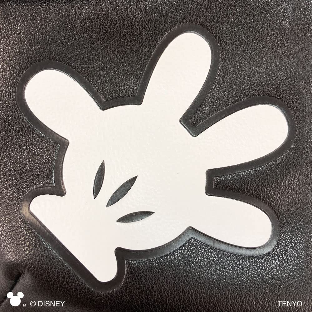 Tenyo Stylish Sacoche with Mickey Mouse Hand Black M-ZIP Design,