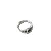 Women's Geometric French Croissant Adjustable Ring - Trendy and Versatile Fashion Accessory