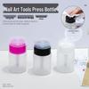 60ml Transparent Portable Press Bottle for Nail Polish Remover