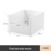 Retractable Kitchen Cabinet Storage Box: Under-Sink, Desktop, Right-Angle Organizer