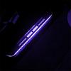 Pair LED RGB Flowing Car Front Door Pedal Light Sill Pathway Welcome Scuff Light