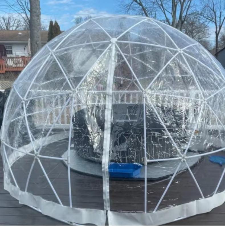High-Quality Eco-Friendly ABS Frame Outdoor Double Cover PVC All-Season Tent