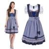 Stylish Women's Oktoberfest Trachten Dirndl Traditional Dress With Floral Pattern And Apron