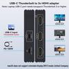 USB-C to HDMI 3-Way Splitter, 1 Input to 3 Outputs, 4K@60Hz Converter