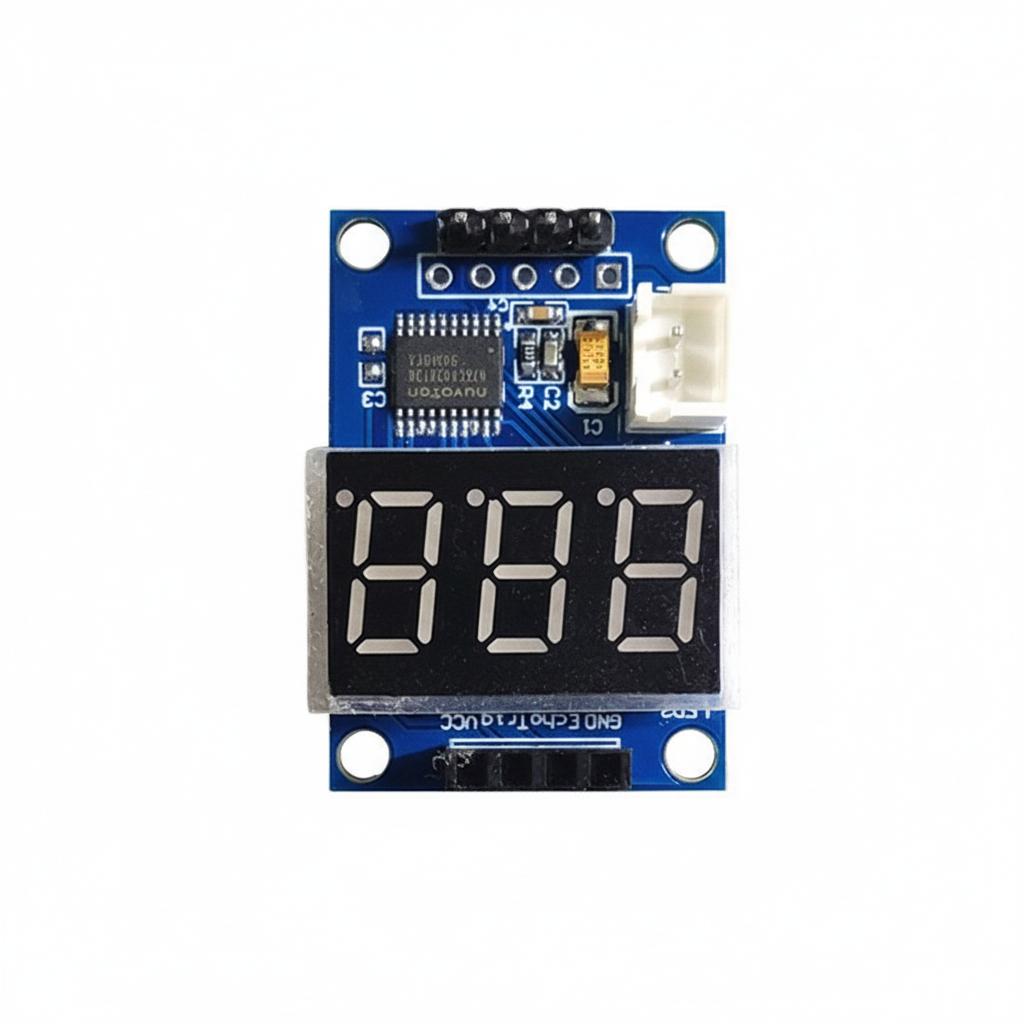 Ultrasonic Distance Measurement Module HC-SR04 Test Board Serial Output LED Display Rangefinder
