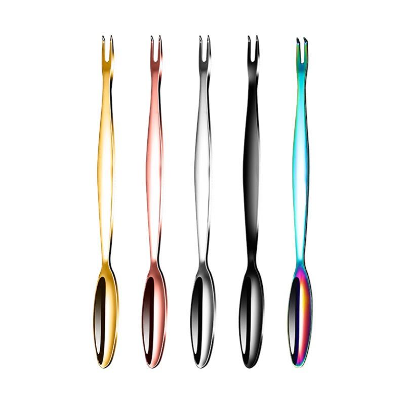 304 Stainless Steel Crab Needle Lobster Hairy Crab Fork Spoon Dual-use Household Seafood Pick Meat Eating Crab Tools