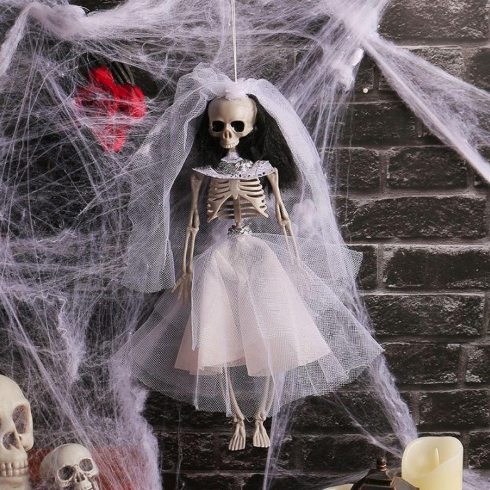 Flying Ghost Bride Pendant Hanging Halloween Decoration Skeleton Props Skeleton Ornaments  Home