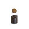 Borosilicate Glass Storage Jar with Cork Stopper for Tea, Coffee Beans & Cereal