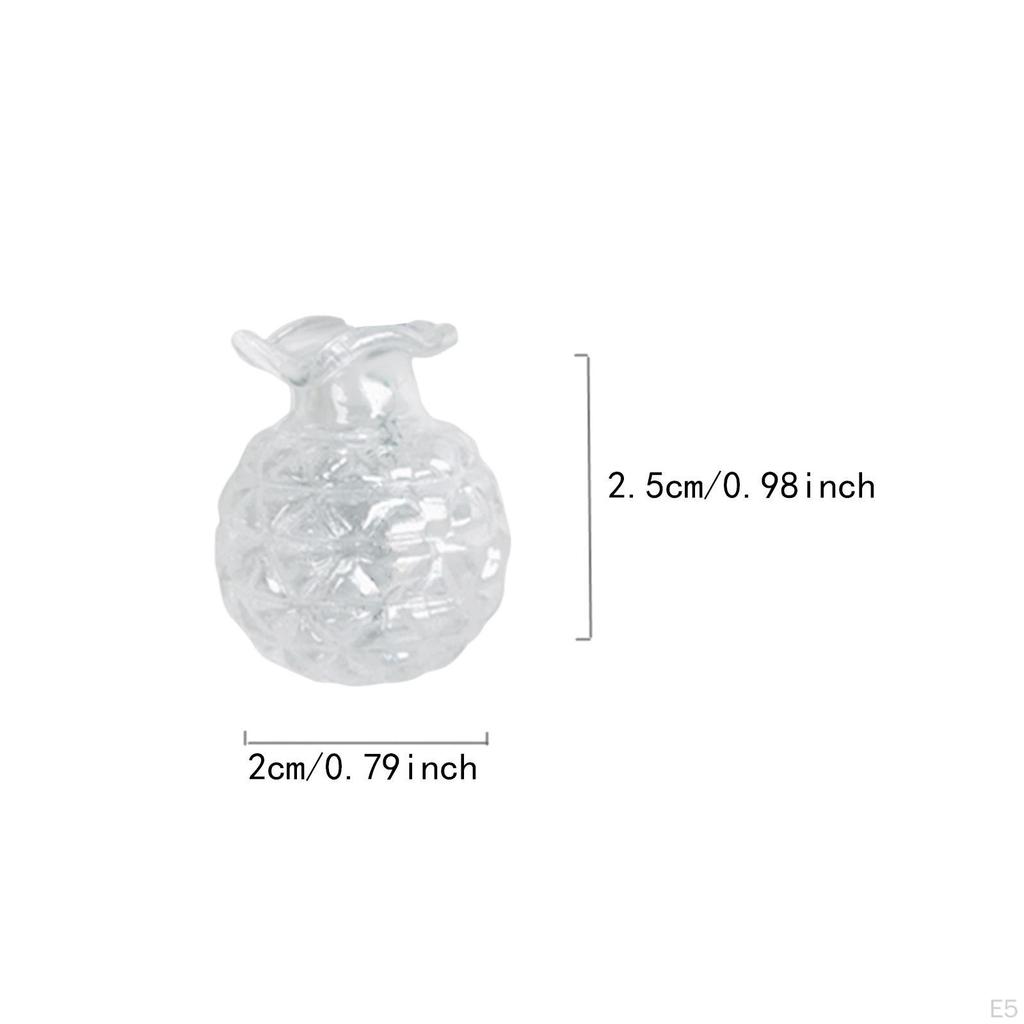 Mini Vase Fridge Stickers Flower Arrangement Cute Interesting Small Ornaments Refrigerator