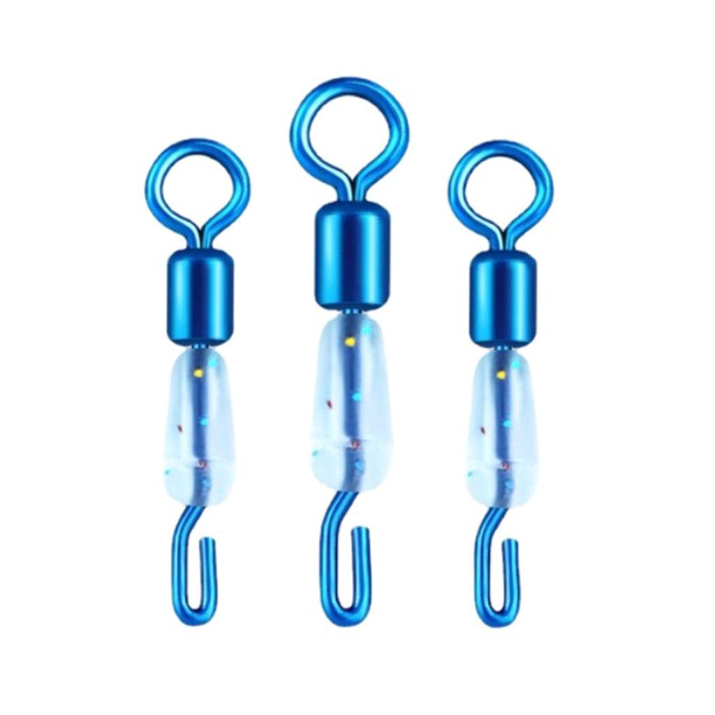 Fishing Barrels Swivels, High Strength Rolling Bearing Snaps Lure Connector Clips, Saltwater or Freshwater Fishing
