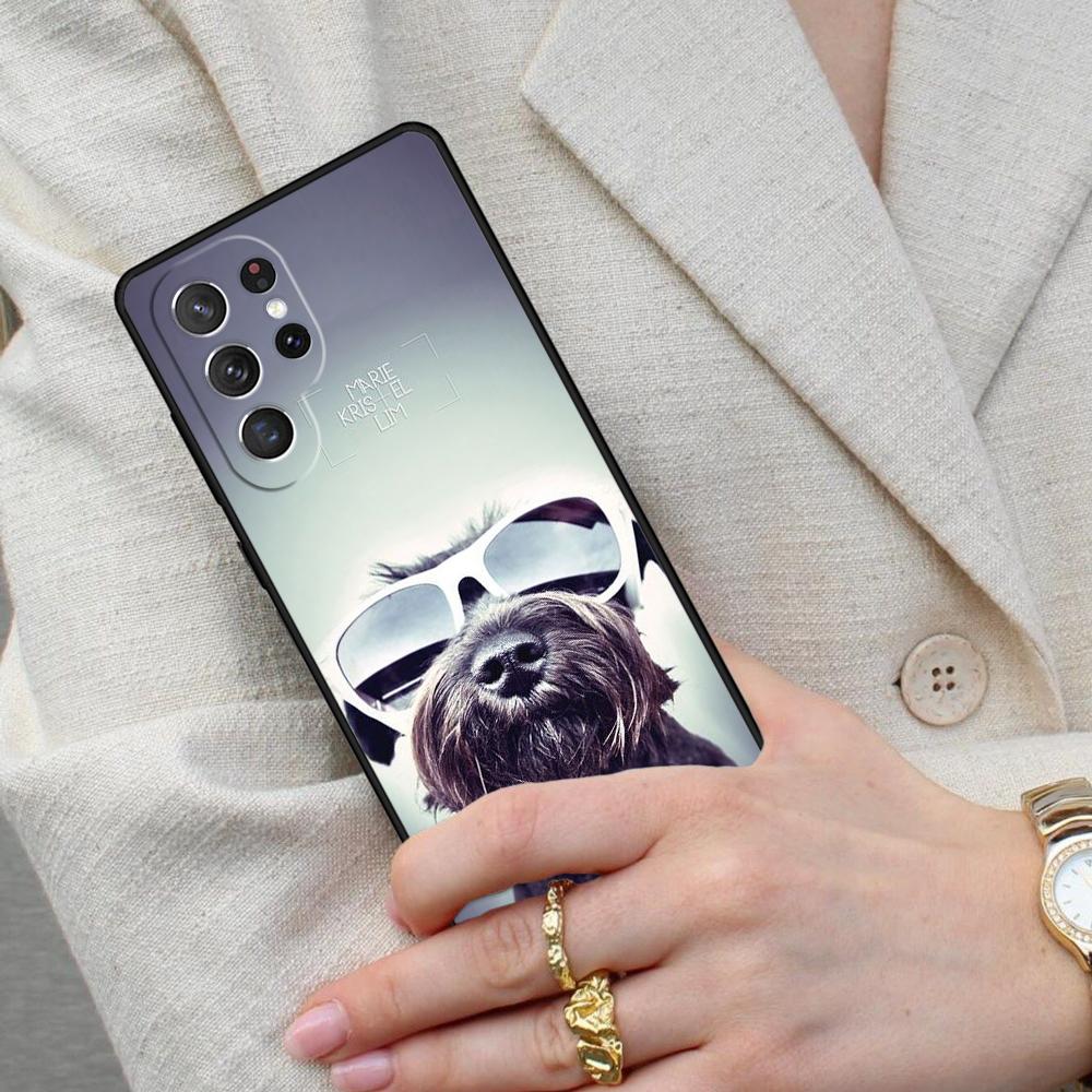 Miniature Schnauzer Puppy Dog Cell Phone Case for Samsung Galaxy S26 Ultra S25 S24 S23 S22 S21 S20 Note10 Cover
