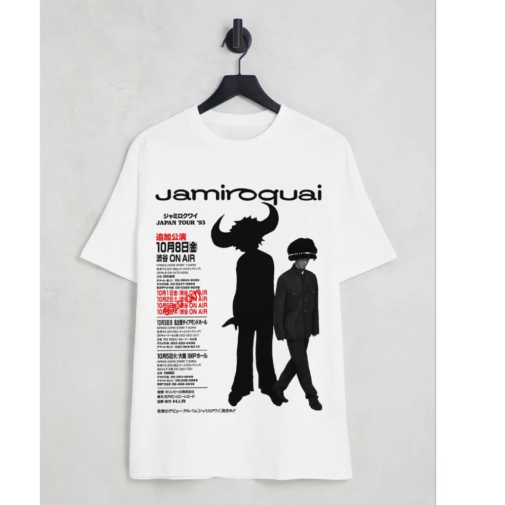 Jamiroquai Tour White Classic Short Sleeve Unisex T-Shirt M