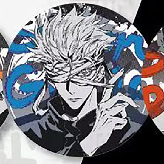 Jujutsu Kaisen Badge, Double Flash Reflective Badge, Anime Badge.