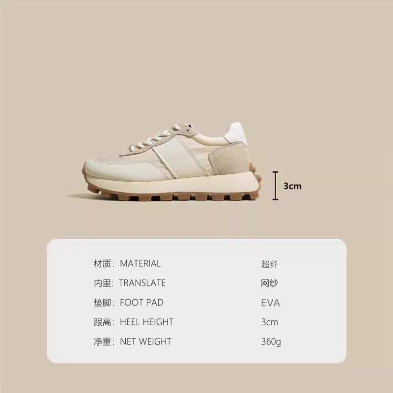 Yunfu~ Soft leather Forrest Gump shoes, sports shoes women's autumn new shoes women's shoes trendy ins casual shoes jogging shoes