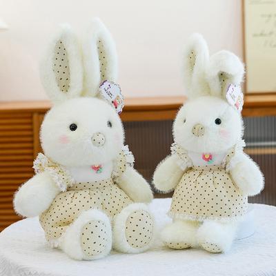 Cute Little Rabbit Plush Toy Doll Soft Cute Little Rabbit Doll for Children's Birthday Gift