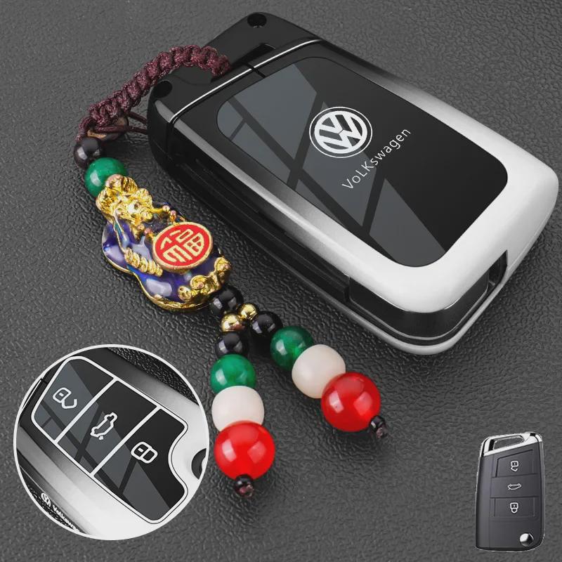 Kryt klíče 2024 Volkswagen Tiguan L/Pro s kovovou přezkou (Pasuje na modely 17-24)