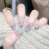 Cat-eye Wearable Nail Patches Ins Style Handmade Manicure Patches Fake Nails New Year Red Environmental Protection