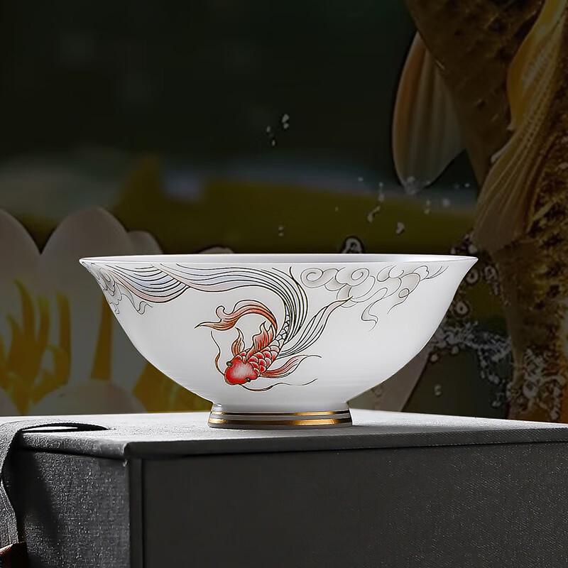 White Ceramic Douli Tea Cup Gift Set