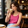 Women Tops Spaghetti Strap Sleeveless Pure Color Camisole Loose Fit Casual Basic Summer Layering Shirt Daily Wear